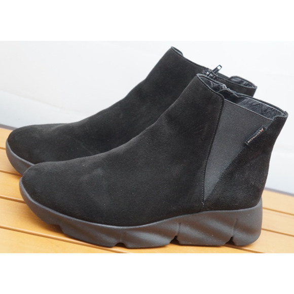 MEPHISTO Black HAZELINA Women's size 7.5 Ankle Boots $450 MSRP - Picture 2 of 13